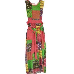 Vintage Design House Patchwork Apron Dress